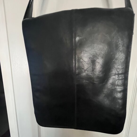 Black Foldover Work Bag - Picture 1 of 4